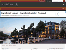 Tablet Screenshot of hotelnottinghill.nl